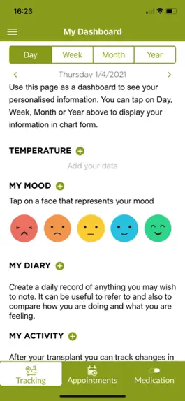 Game screenshot My Transplant Tracker hack