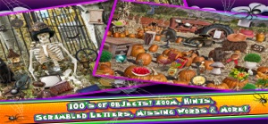 Hidden Object Halloween Secret screenshot #2 for iPhone