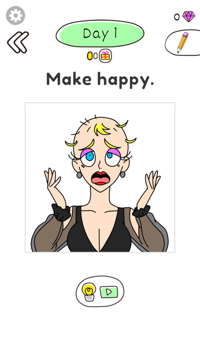 Draw Happy Beauty:Drawing Game Screenshot