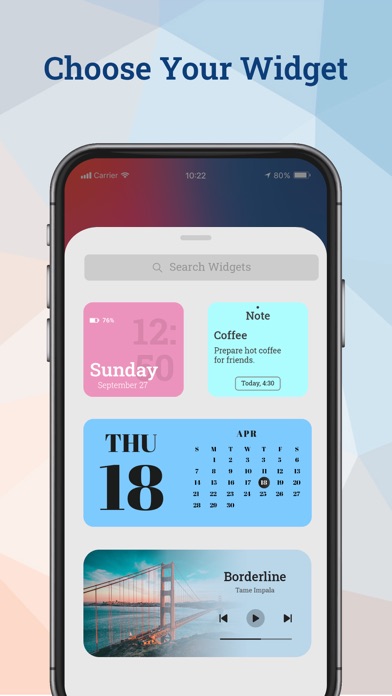 iWidget: All in One Widget Screenshot