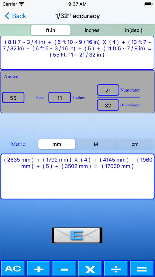 #9. Slider Imperial Calculator (iOS) 由: Aberdeen Telecom.Inc.