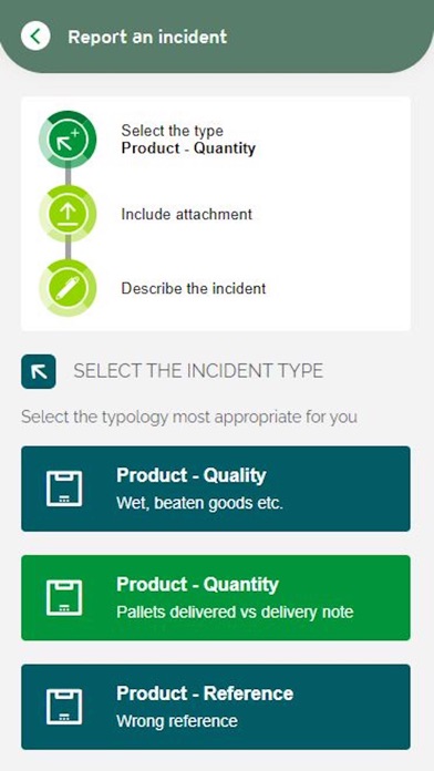 Saica Deliveries Screenshot