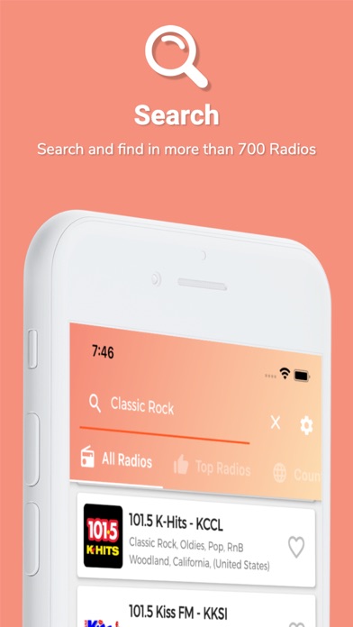 Classic Rock Music Radio Screenshot
