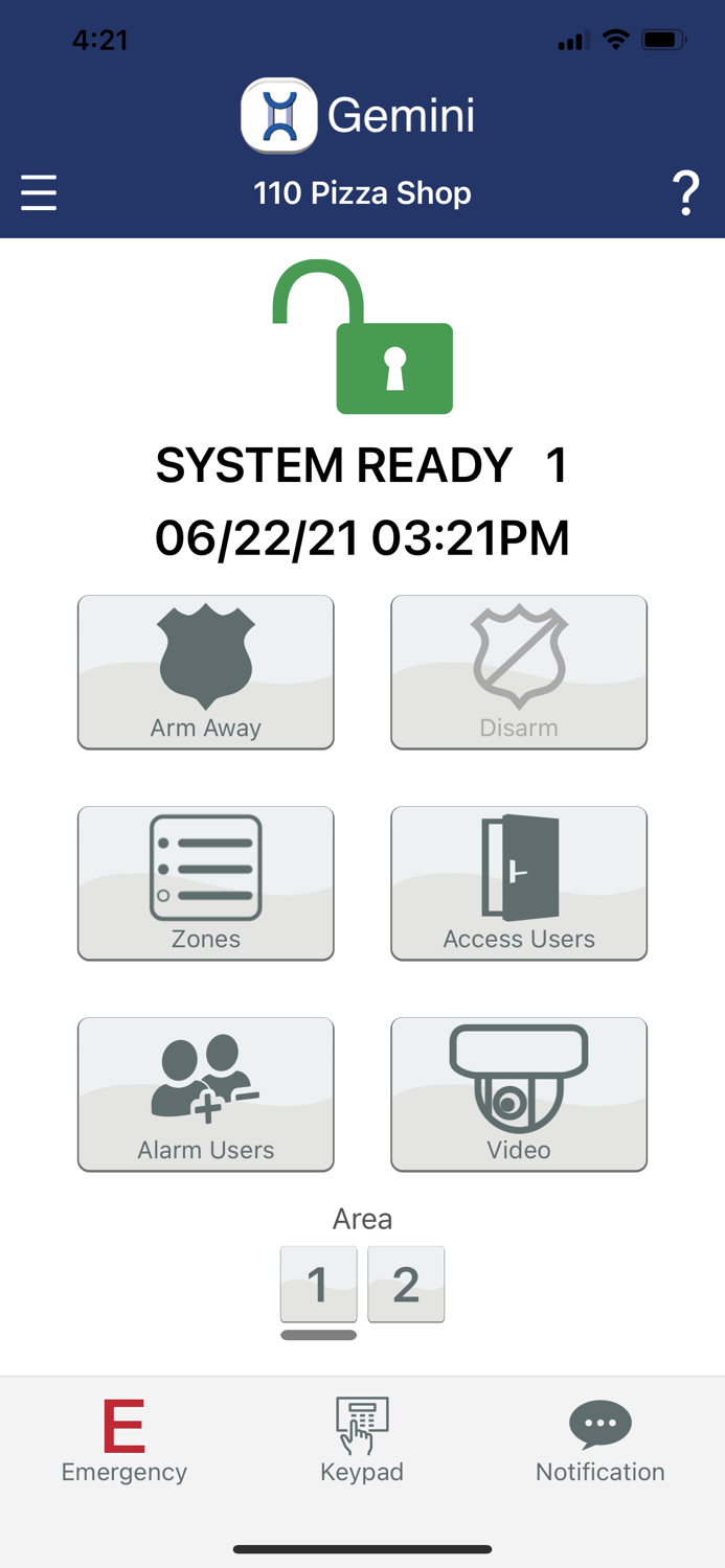 Gemini Commercial Security App