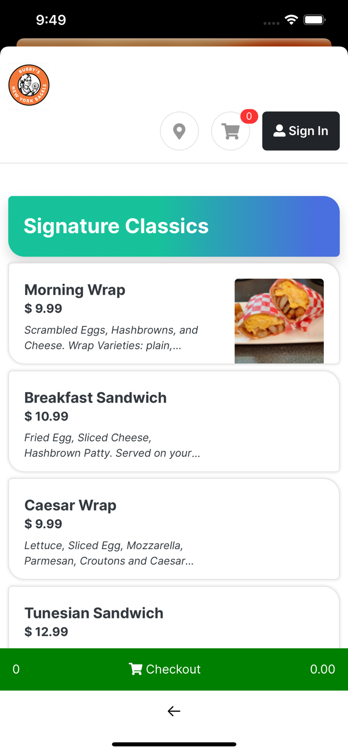 Bubbys New York Bagels