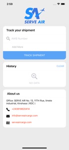 Serve Air Cargo Tracking screenshot #1 for iPhone