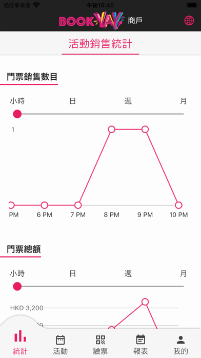 BOOKYAY Organizer Screenshot