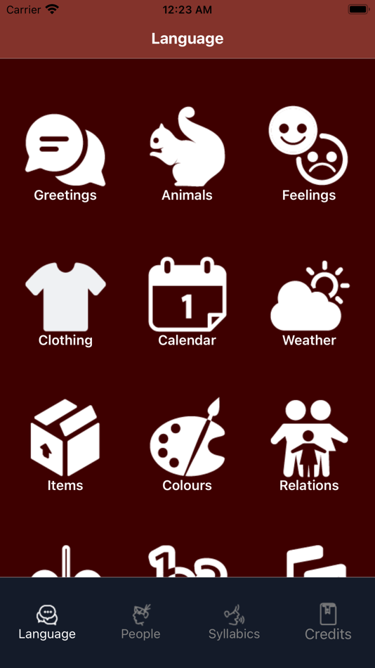 #2. Cree Words (iOS) 来自: Derrick Baxter