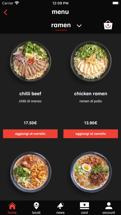 Wagamama Italia Screenshot