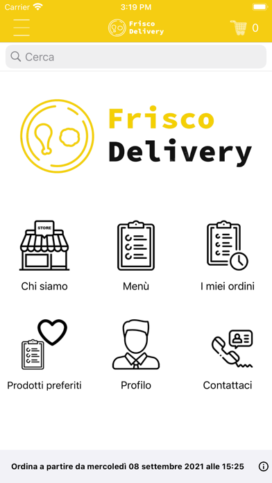 Frisco Delivery Screenshot