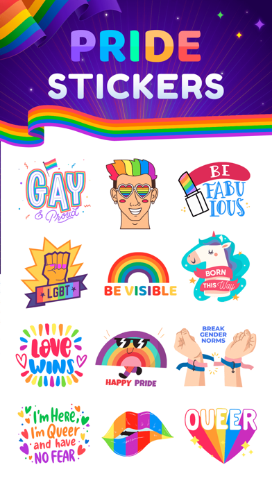 Screenshot #1 pour Pride: Stickers