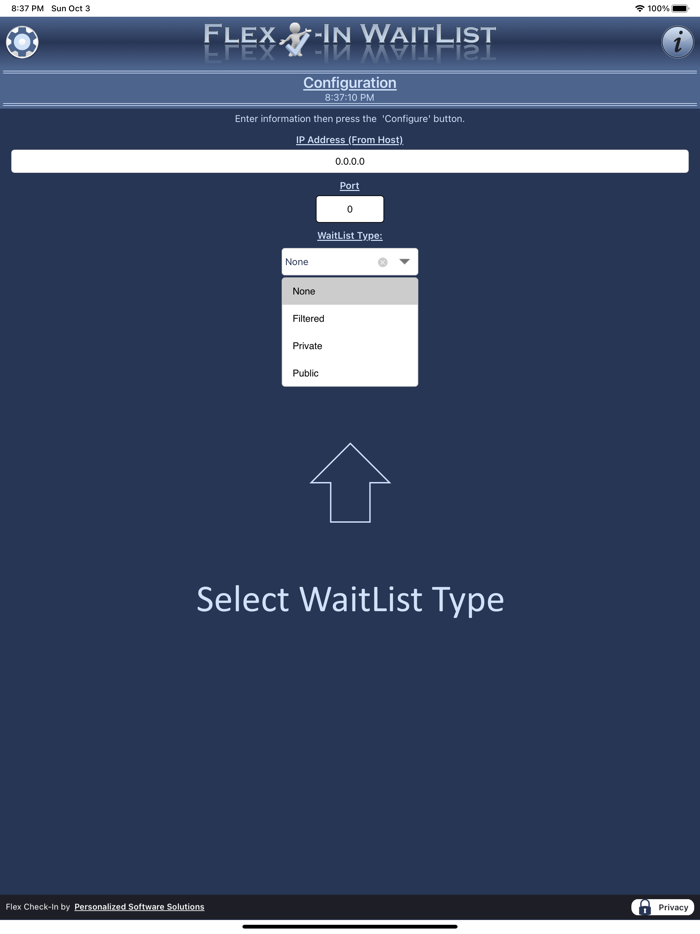 Flex Check-In WaitList