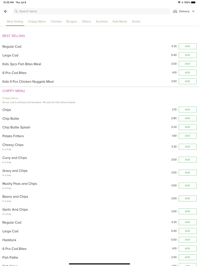 Reds Fish Bar-Woodham