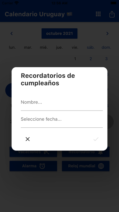 Calendario Uruguay 2024 Screenshot