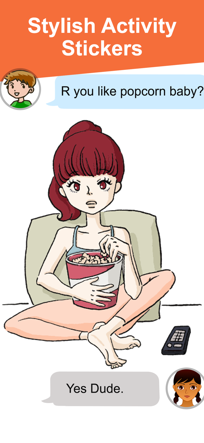 Girls Daily Activity Stickers