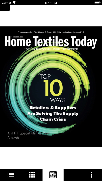 Home Textiles Today Screenshot