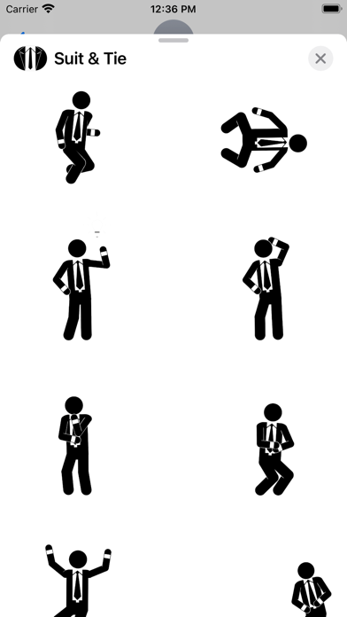 Suit & Tie Animated Emotes Screenshot