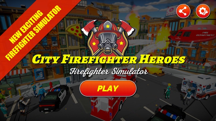 City Firefighter Heroes 3D screenshot-0