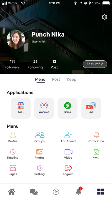 TABS Screenshot