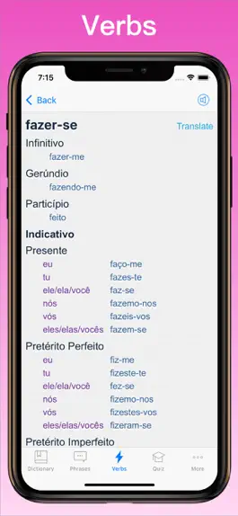 Game screenshot Portuguese Dictionary + © hack