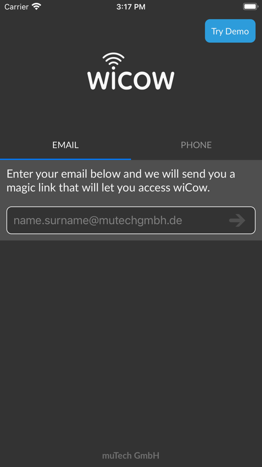 #1. wiCow Installation (iOS) 由: muTech GmbH