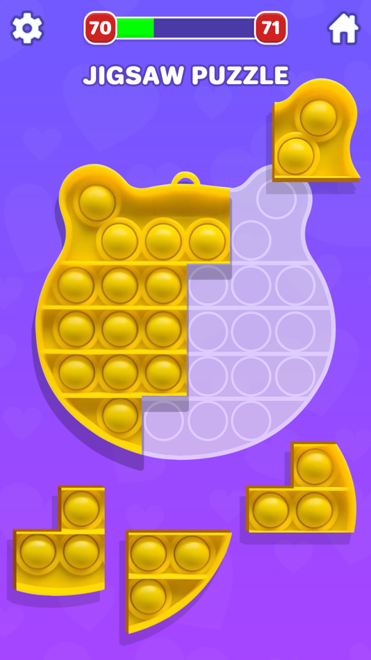 #5. Pop It Fidget Toy 3D - DIY Pop (iOS) Bởi: Bhavana Ponkiya