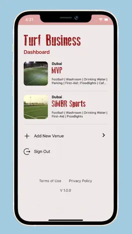 Game screenshot Turf Booking Business mod apk