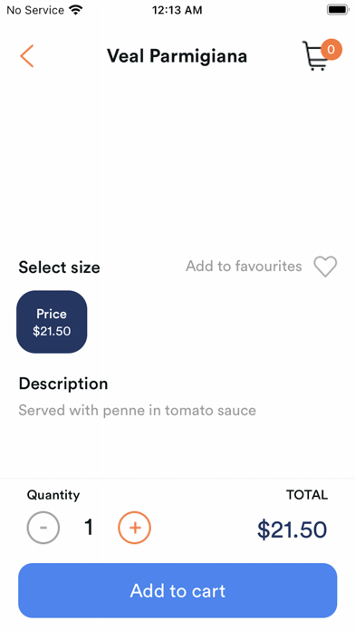 Justino's Wood Oven Pizza Screenshot