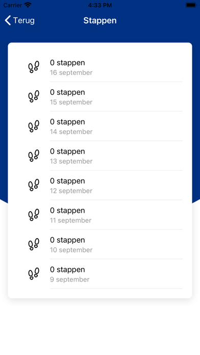 Telerevalidatie UMCG Screenshot