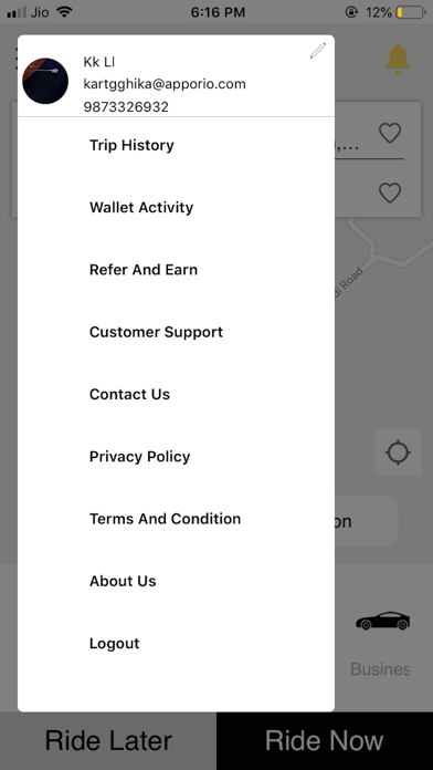 Screenshot #3 pour CallACabUser