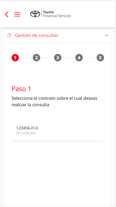 Mi Banco Toyota Screenshot
