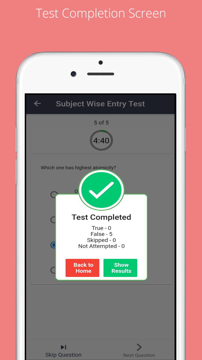 SAATH Entry Test Preparation