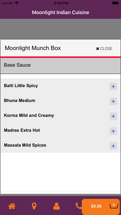 Moonlight Indian Cuisine Screenshot