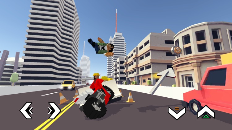 Blocky Moto Racing screenshot-4