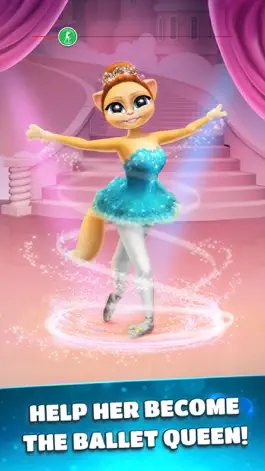 Game screenshot Talking Cat Emma Ballerina apk