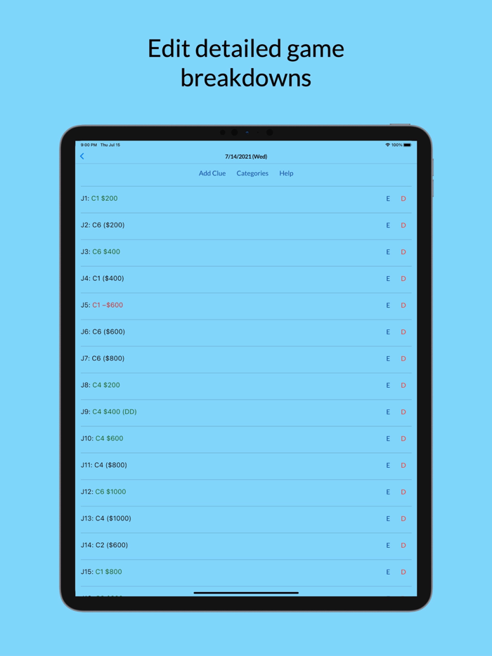 Coryat — J Scorekeeper