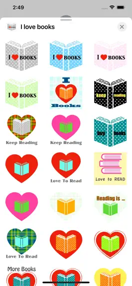 Game screenshot I love books stickers mod apk