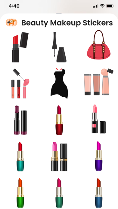 Beauty Makeup Stickers Screenshot
