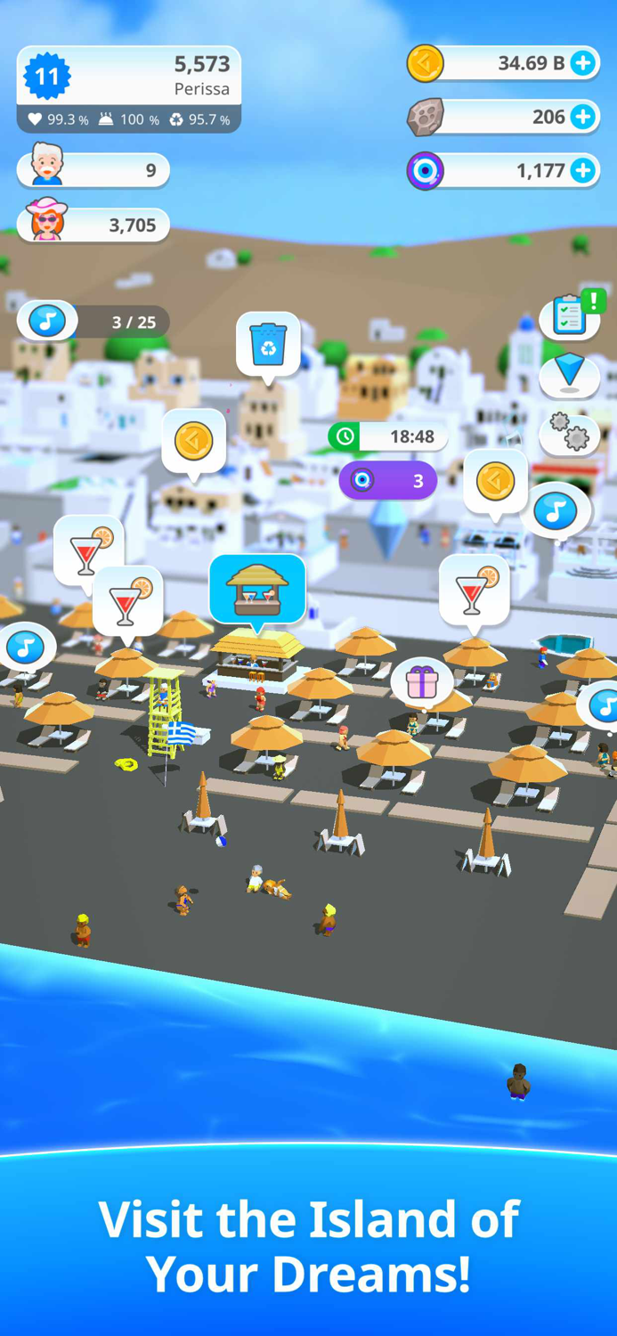 Santorini Pocket Game