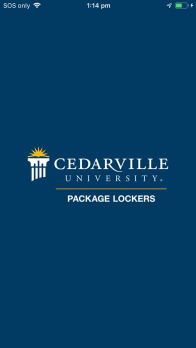Cedarville Package Lockers Screenshot