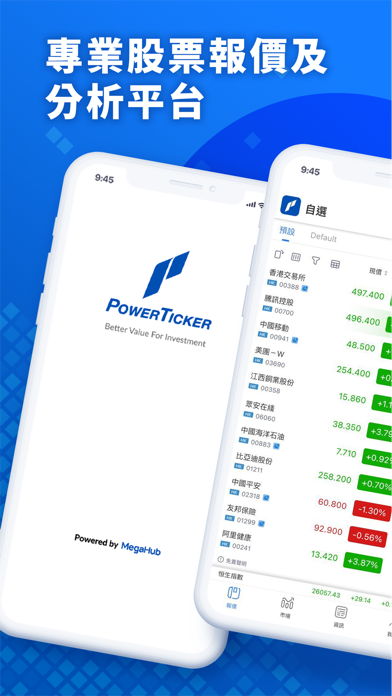 PowerTicker - 股票報價及分析のおすすめ画像1