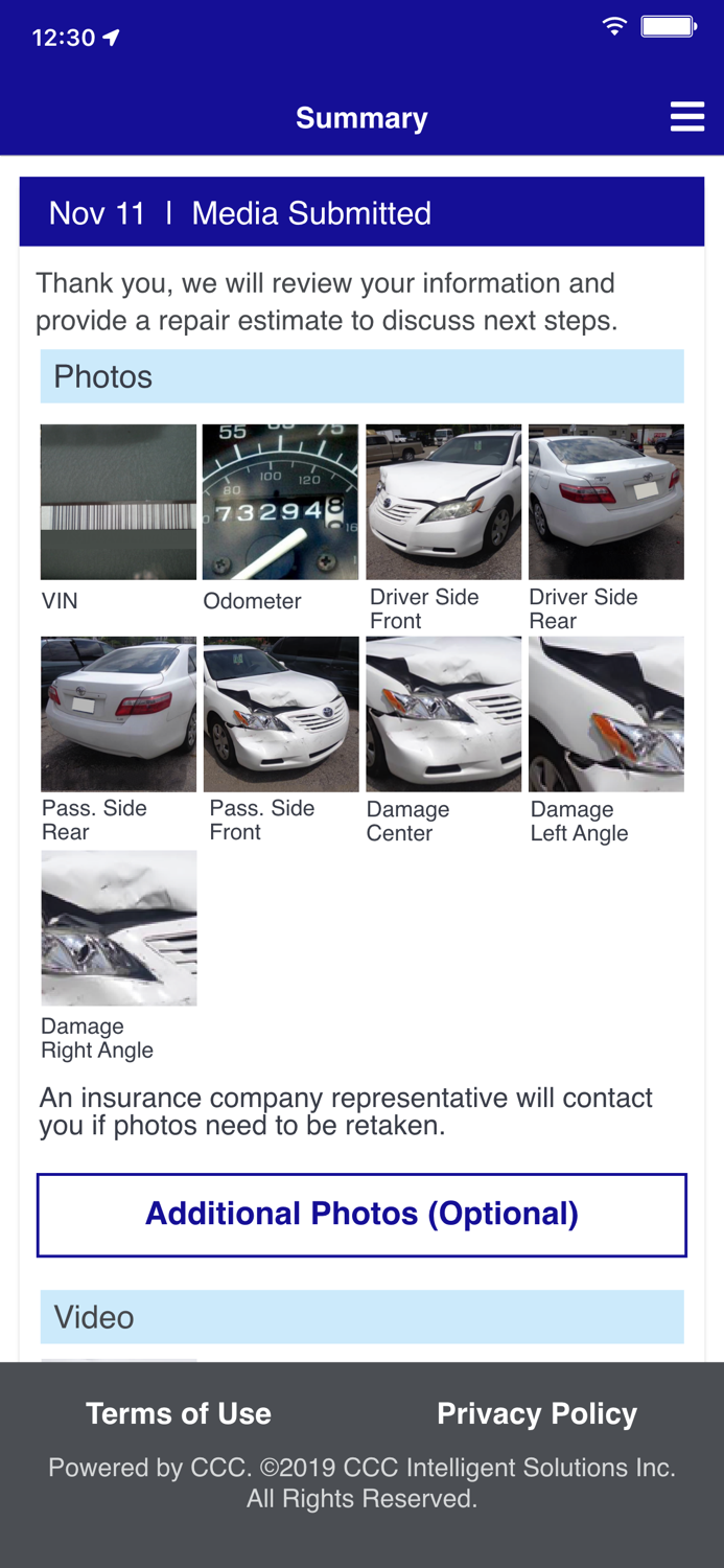 Chubb Auto Mobile Estimate