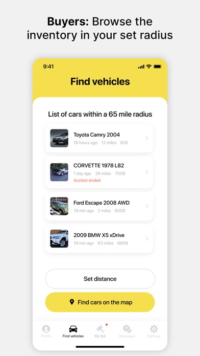 JC Auto Auction Screenshot