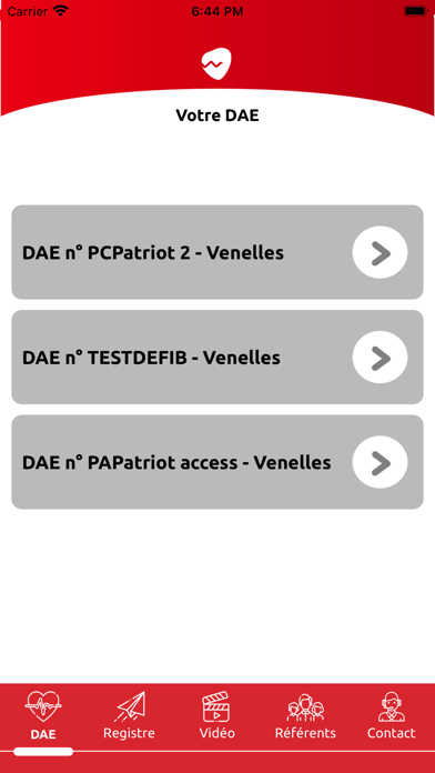 Défib.com Screenshot