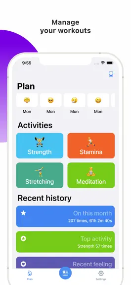 Game screenshot Plan-trainings and activities mod apk