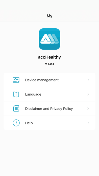accHealthy Screenshot