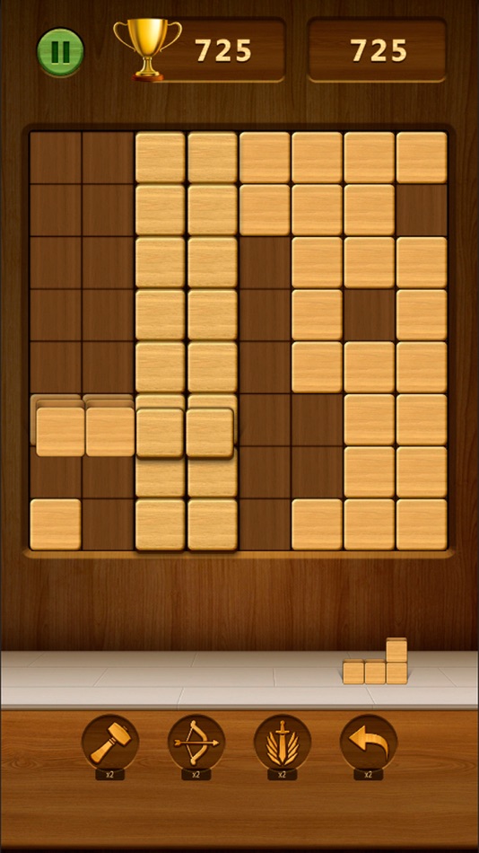 #6. Wooden Block Puzzle Infinity (iOS) Με: One Up Games Studio