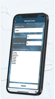 word search creator iphone screenshot 3