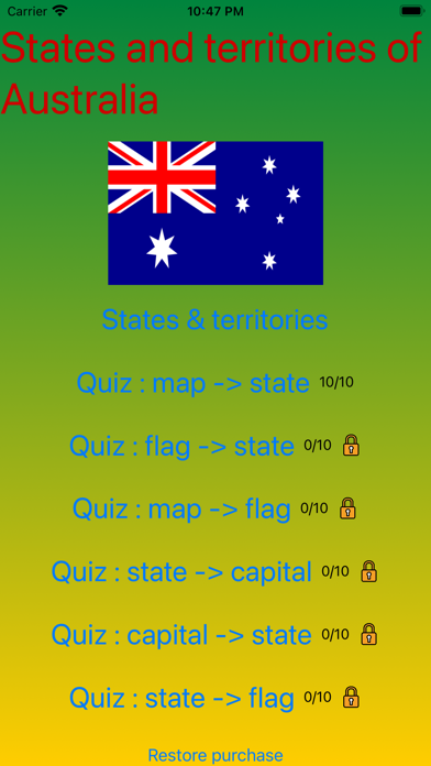 States of Australia Screenshot