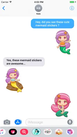 Game screenshot Cute Mermaid Stickers Pack hack